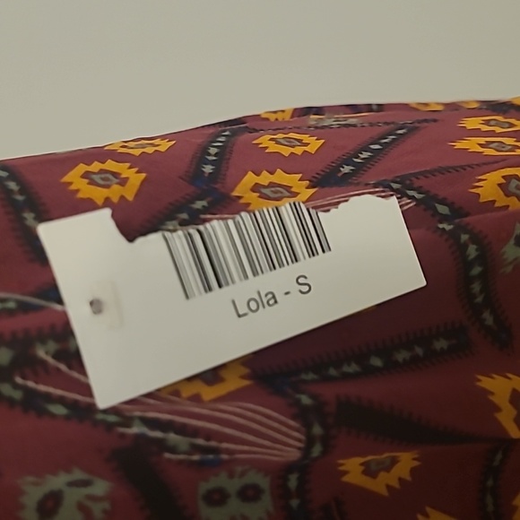 Lularoe Lovely Lola Print Skirt Small NWT - Picture 3 of 5